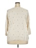 J.Jill Polka Dots Ivory Pullover Sweater Size 2X - photo 2