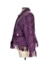 Chico's Tweed Purple Jacket Size L - photo 5