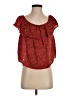 Wilfred Red Short Sleeve Blouse Size S - photo 1