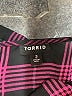 Torrid 100% Polyester Plaid Checkered-gingham Black Pink Short Sleeve Blouse Size 2X Plus (2) - photo 7