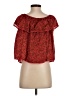 Wilfred Red Short Sleeve Blouse Size S - photo 2