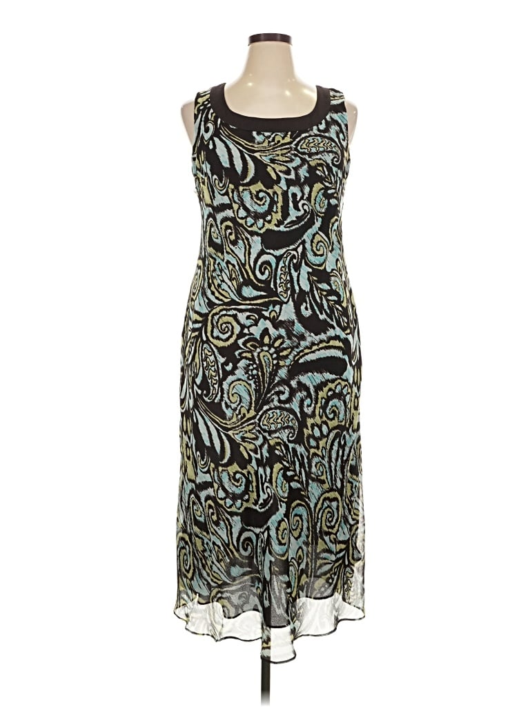 Pre-owned Studio 1 Cocktail Dress In Teal