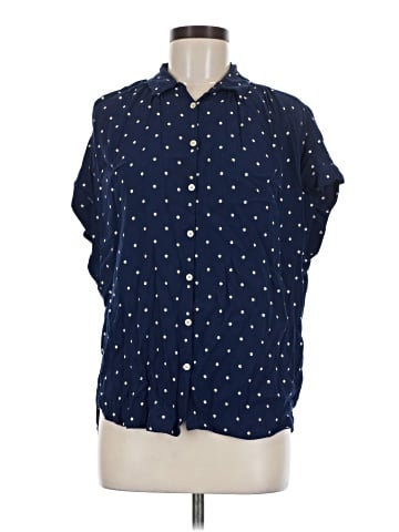 Madewell Central Shirt in Polka Dot (view 1)