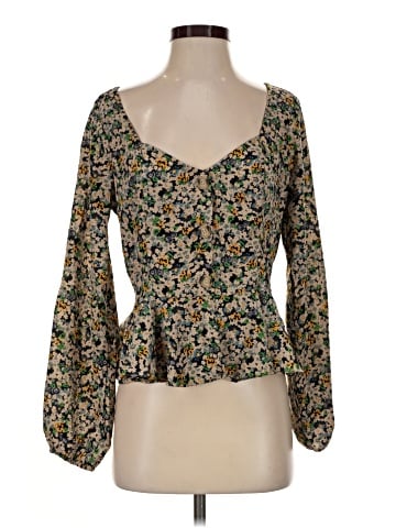Brave Soul Long Sleeve Blouse (view 1)