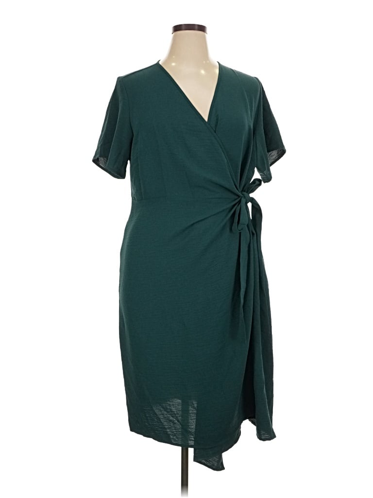 Pre-owned Universal Standard Casual Dress In Teal