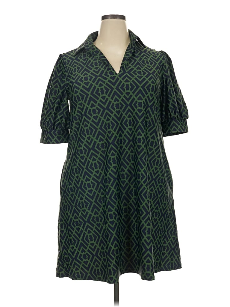 Pre-owned Jude Connally Casual Dress In Green
