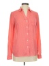 Outback Red 100% Polyester Polka Dots Orange Long Sleeve Blouse Size M - photo 1