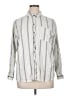 Universal Thread Stripes Silver Long Sleeve Button-Down Shirt Size XL - photo 1