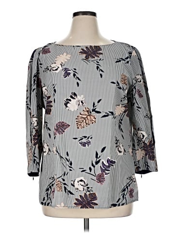 Lafayette 148 New York 3/4 Sleeve Blouse (view 1)