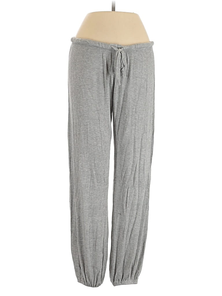 Pre-owned Eberjey Casual Pants In Gray