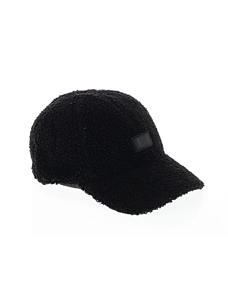 Pre-owned Ugg Baseball Cap In Black