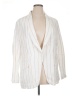 H By Halston 100% Linen Stripes Ivory Blazer Size XL - photo 1