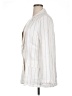 H By Halston 100% Linen Stripes Ivory Blazer Size XL - photo 5