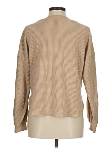 Madewell Waffle Knit V-Neck Long-Sleeve Sweater (view 2)