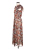THML 100% Polyester Paisley Blue Casual Dress Size XS - photo 5