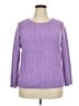 Talbots Purple Pullover Sweater Size 2X Petite - photo 1