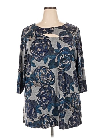 Cj Banks 3/4 Sleeve Blouse (view 1)