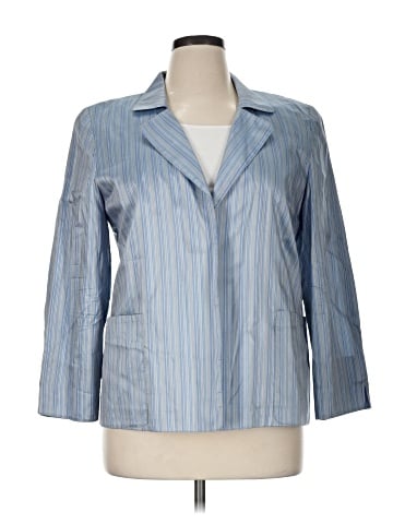 Linda Allard Ellen Tracy Silk Blazer (view 1)