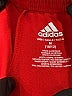 Adidas 100% Polyester Color Block Red Athletic Shorts Size 10 - 12 - photo 3