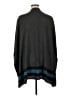 Woman Within Stripes Gray Poncho Size 14 (M) - photo 2