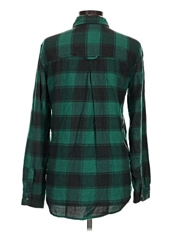 American Eagle Outfitters Long Sleeve Button-Down Shirt (view 2)