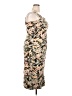 Maurices Floral Tan Cocktail Dress Size XXL - photo 4
