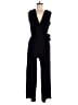 Tahari Solid Black Jumpsuit Size M - photo 1