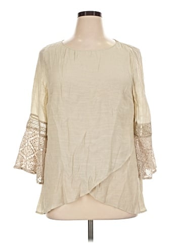 New Directions 3/4 Sleeve Blouse (view 1)