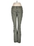 CAbi Chevron-herringbone Green Jeans Size 4 - photo 1
