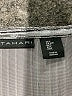 Tahari Metallic Silver Long Sleeve Top Size L - photo 7
