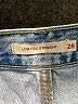 Levi's 100% Cotton Hearts Blue Jeans Size 28 waist - photo 4