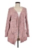 Signature Studio 100% Polyester Pink Cardigan Size M - photo 1