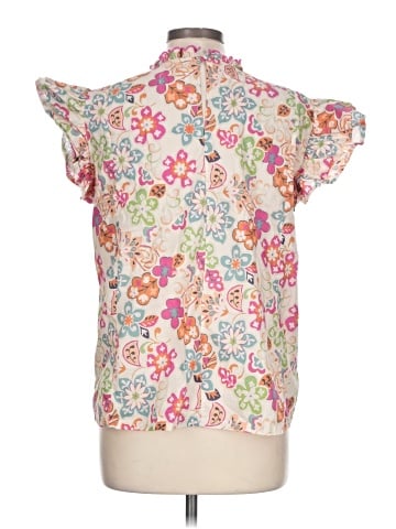 Umgee Short Sleeve Blouse (view 2)