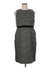 J.Crew Houndstooth Black Cocktail Dress Size 16 - photo 1