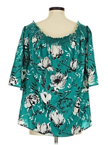 Jasmine & Juliana 3/4 Sleeve Blouse (view 2)