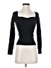 Dynamite Black Long Sleeve Top Size S - photo 1