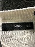 MNG Stripes Tan Turtleneck Sweater Size S - photo 7