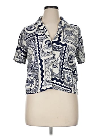 Nicole Miller Artelier Short Sleeve Blouse (view 1)