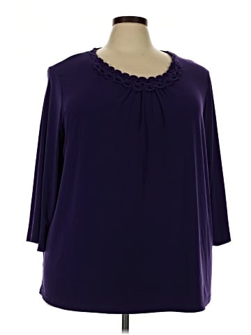 Maggie Barnes for Catherines 3/4 Sleeve Blouse (view 1)