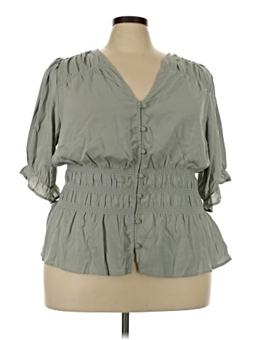 Torrid 3/4 Sleeve Blouse (view 1)