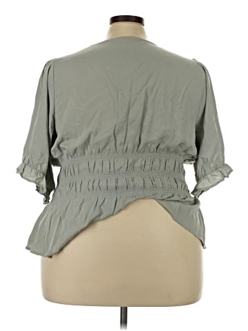 Torrid 3/4 Sleeve Blouse (view 2)