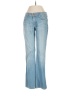 7 For All Mankind Hearts Blue Jeans Size 27 waist - photo 1