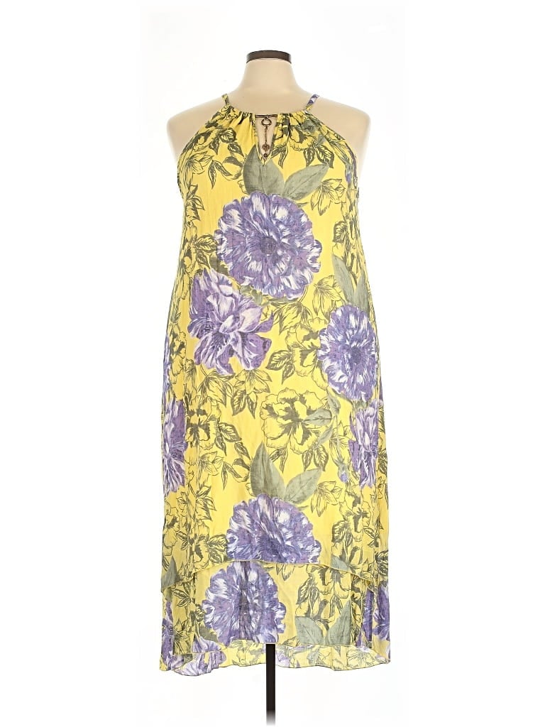 Pre-owned Mlle Gabrielle Cocktail Dress In Yellow