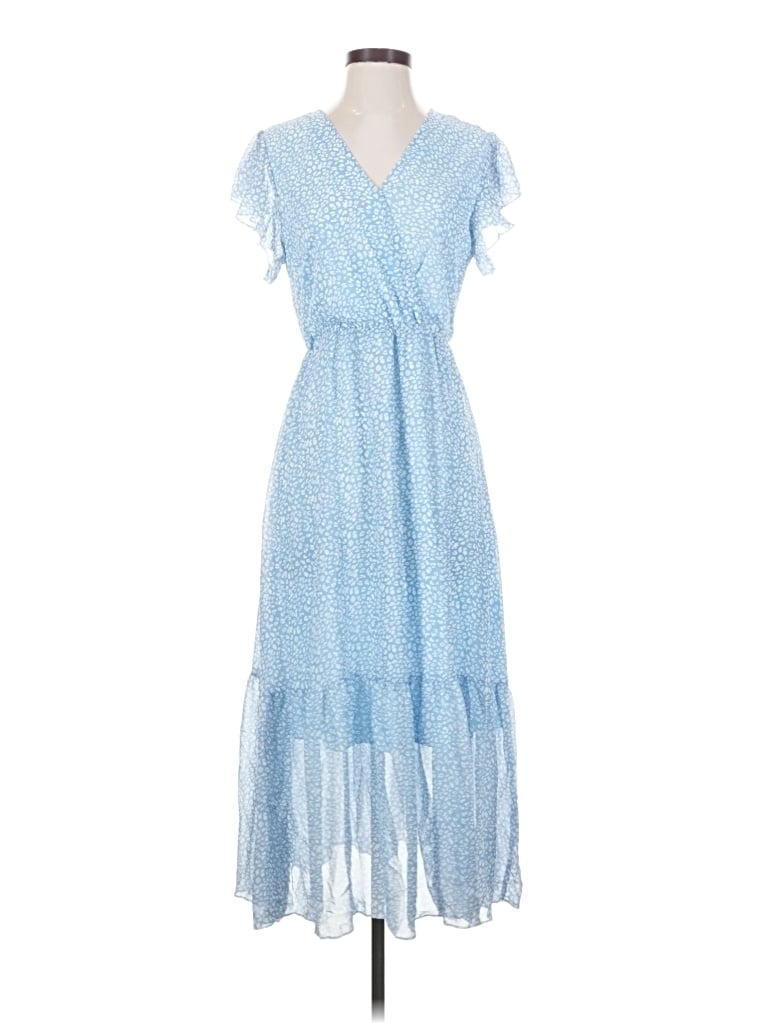 Pre-owned Btfbm Casual Dress In Blue