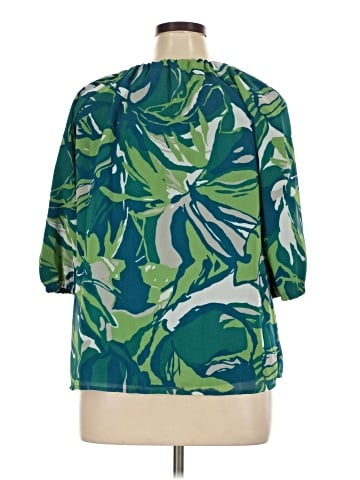 a.n.a. A New Approach 3/4 Sleeve Blouse (view 2)