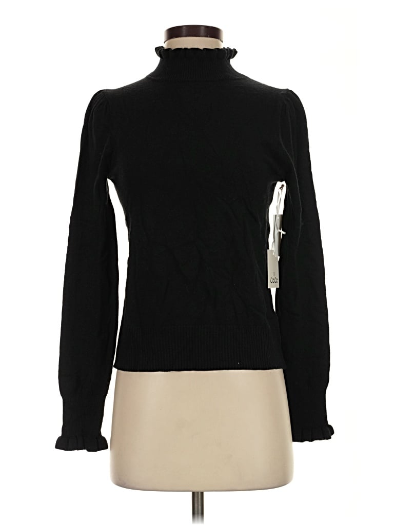 Cece Turtleneck Sweater In Black