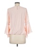 A. Byer 100% Polyester Pink 3/4 Sleeve Blouse Size M - photo 2