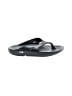 Oofos Black Flip Flops Size 12 - photo 1