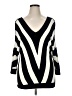 INC International Concepts 100% Rayon Chevron-herringbone Black Pullover Sweater Size XL - photo 1