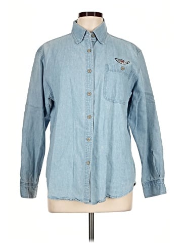 Harley Davidson Long Sleeve Button-Down Shirt (view 1)